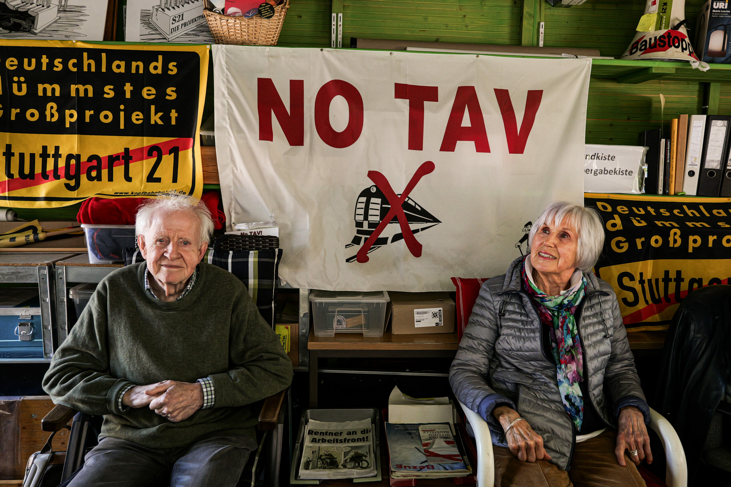 Contre les&nbsp;travaux de la gare, des&nbsp;manifestations battent des&nbsp;records de&nbsp;longévité